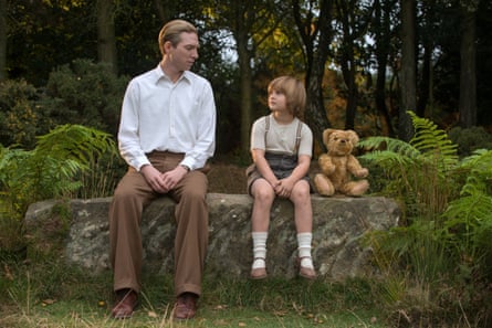 Domhnall Gleeson and Will Tilston in Goodbye Christopher Robin.