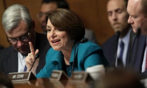 Amy Klobuchar sits on the Senate judiciary committee, one of numerous committee assignments.