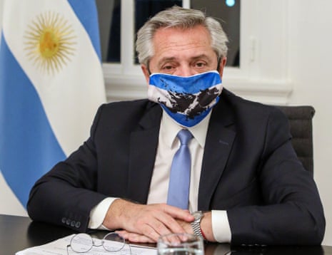President Alberto Fernández of Argentina has gone into voluntary isolation.