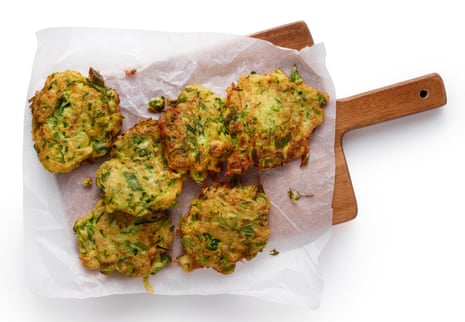 Felicity Cloake’s courgette fritters.
