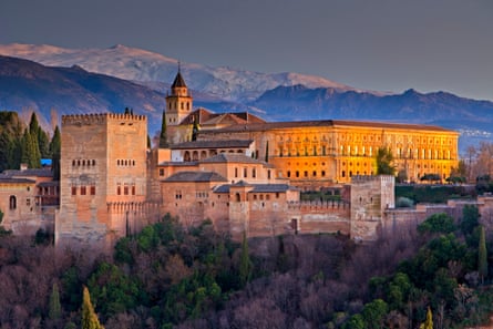The Alhambra in Granada, Spain.
