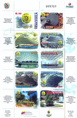Stamps commemorating the 38th anniversary of DISIP (National Directorate of Intelligence and Prevention Services) in 2007.