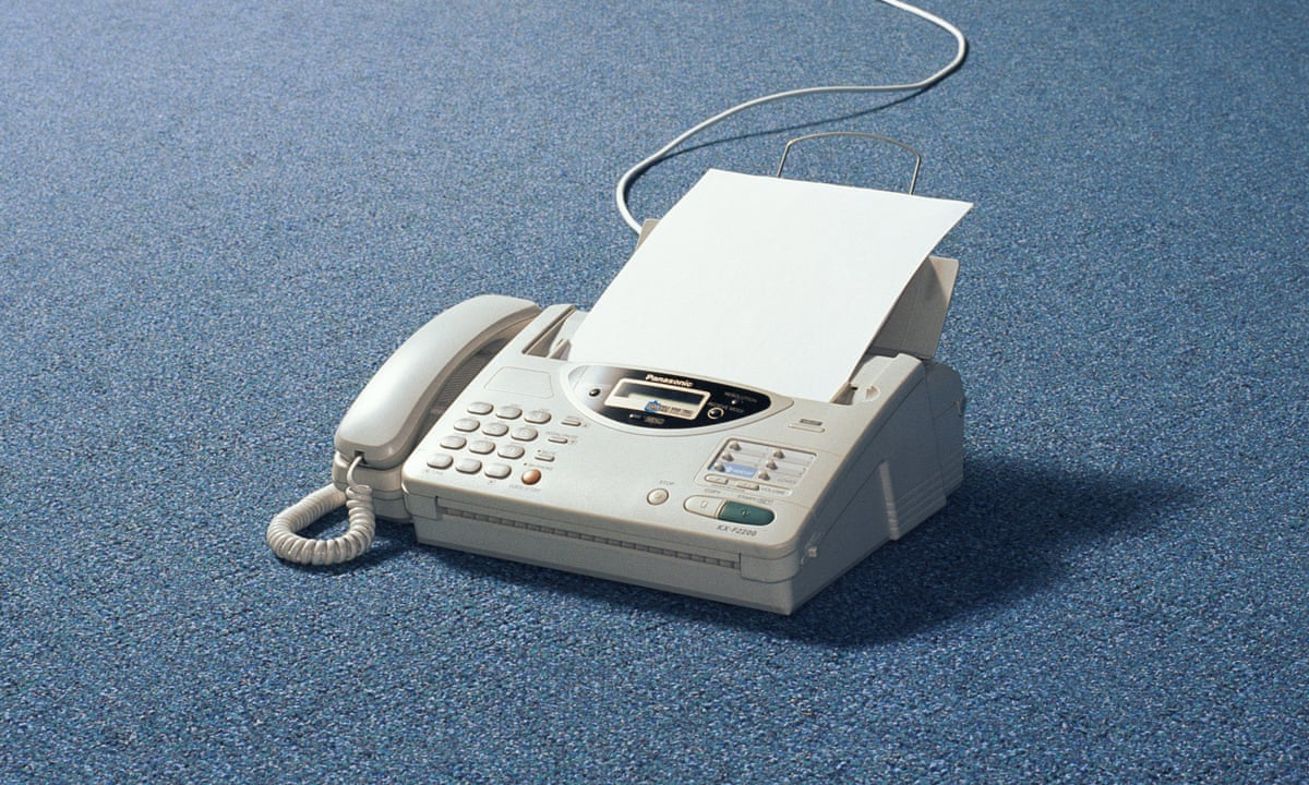 Fax Machine Back