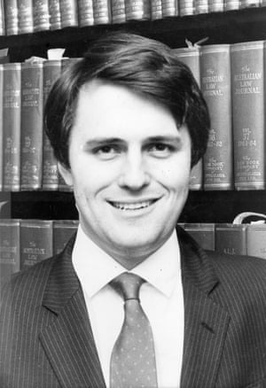 Malcolm Turnbull as a 26-year-old Rhodes scholar.