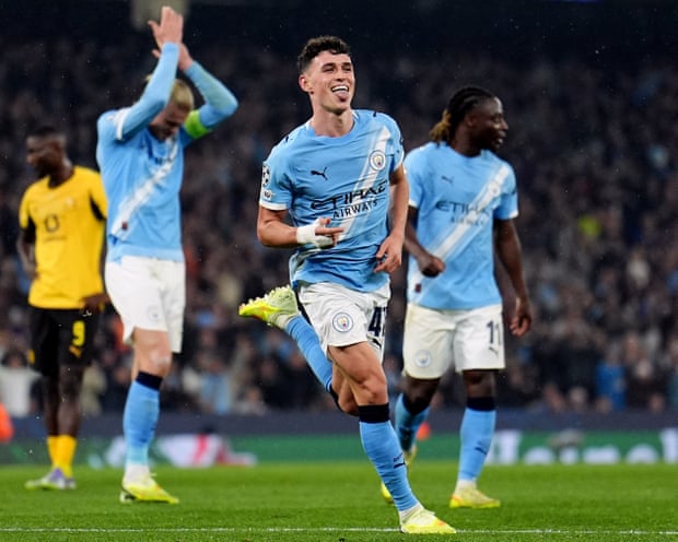 Foden double spurs Man City past Dortmund Foden double spurs Man City past Dortmund