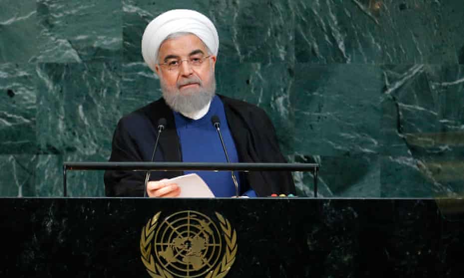 Rouhani said Trump’s speech was beneath the dignity of the UN.