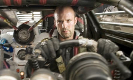 Convincingly glum ... Statham in Death Race.