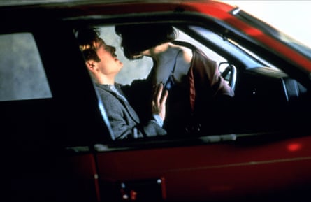 James Spader and Holly Hunter in Crash, 1996, produced by Jeremy Thomas.
