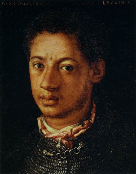 Portrait of Alessandro de’ Medici by Agnolo Bronzino.