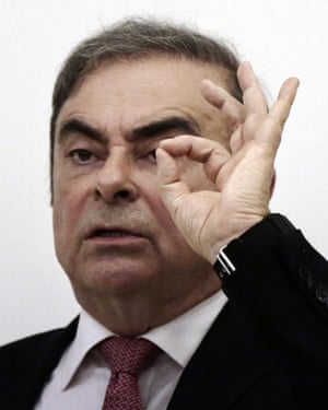 Nissan’s former chairman Carlos Ghosn.