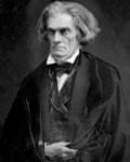 John C Calhoun photographed circa 1845.