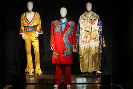Costumes worn by the singer.