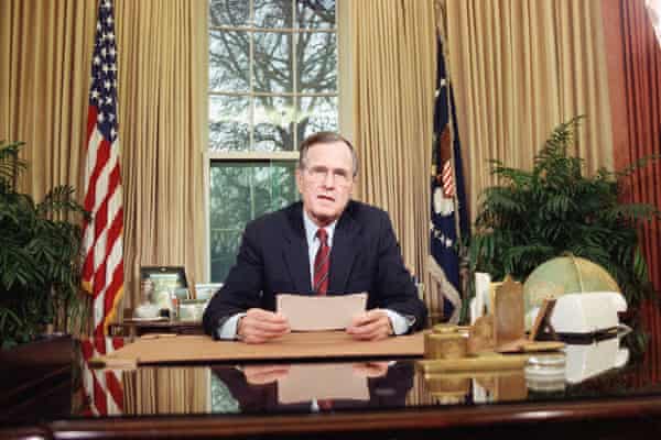 George H W Bush, 1989.