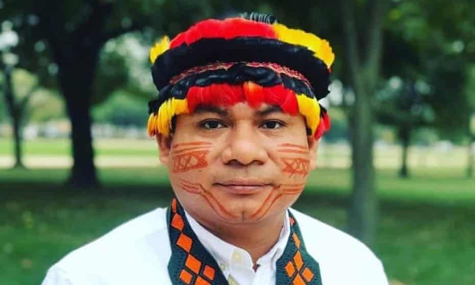 Amazon-based indigenous leader Tuntiak Katan