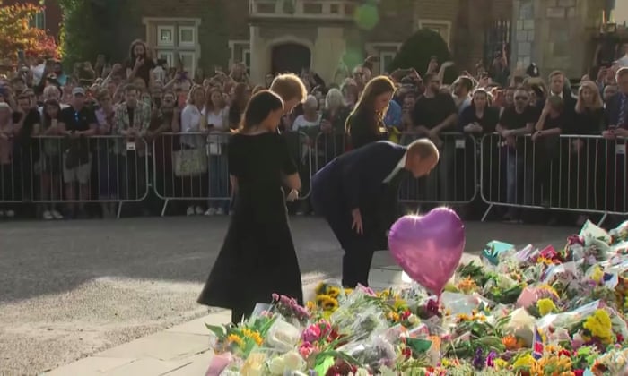 William and Catherine, the Prince and Princess of Wales, and Harry and Meghan, the Duke and Duchess of Sussex, in Windsor.