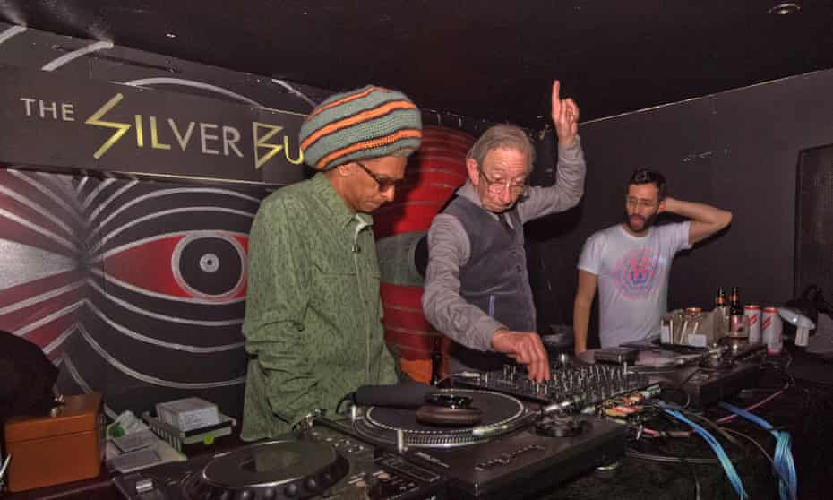 DJ Derek with Don Letts at the Silver Bullet, London.