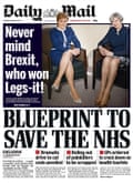 Front page of the Daily Mail, 28 March, 2017.