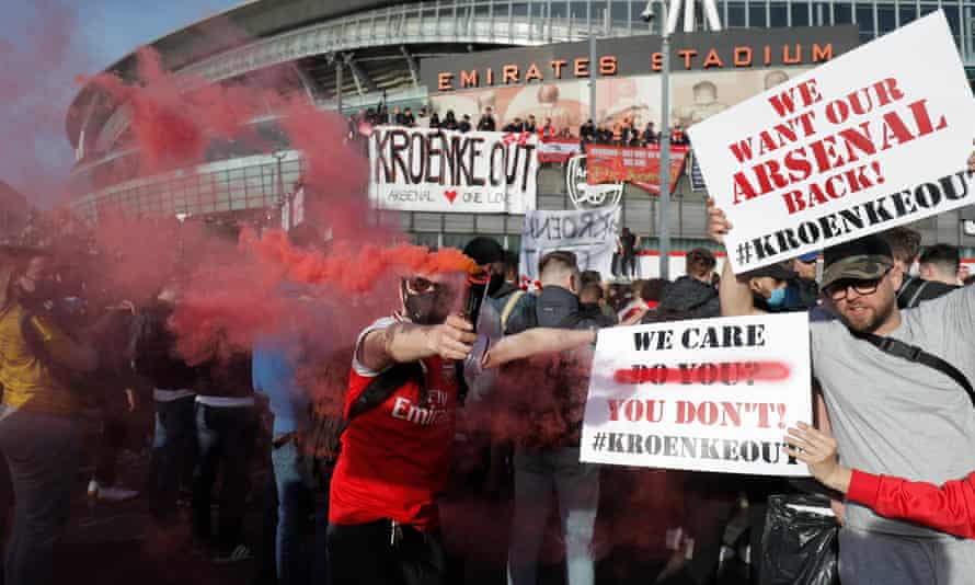 Arsenal protest