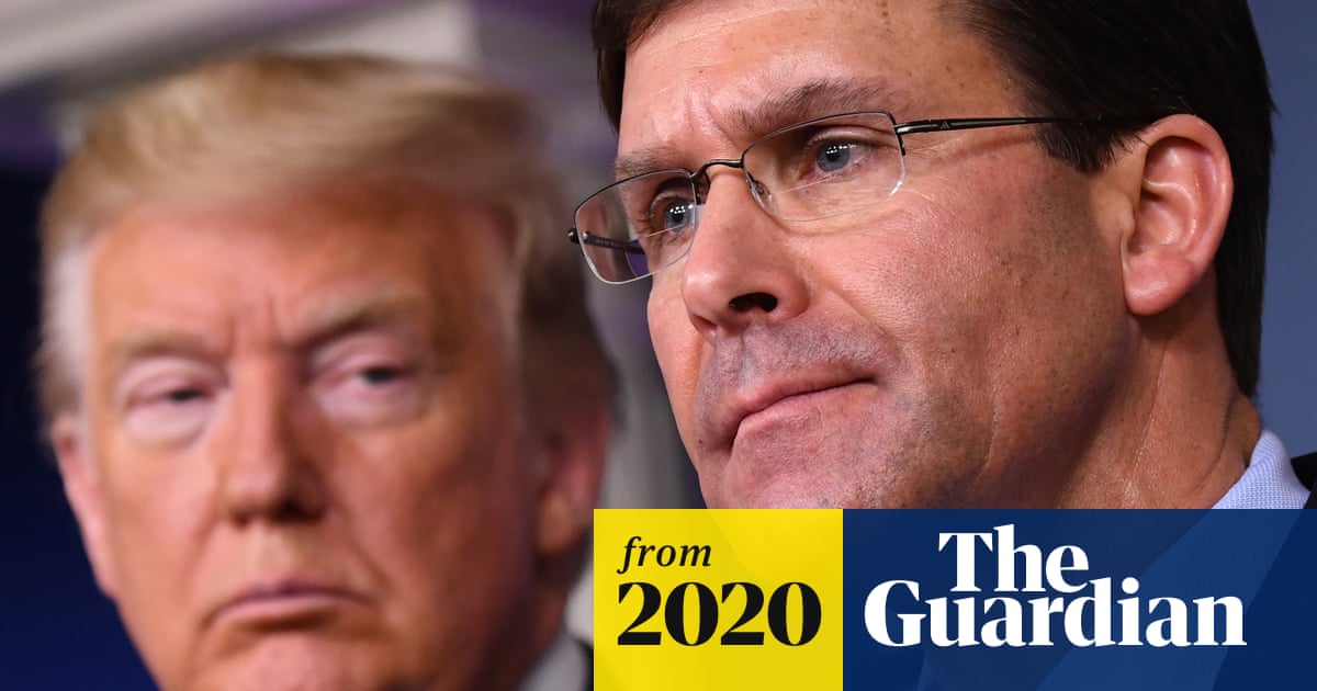Mark Esper fired as Pentagon chief after contradicting Trump