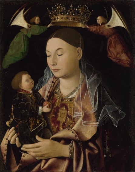 The Virgin and Child possibly by Antonello da Messina, c.1460-69.