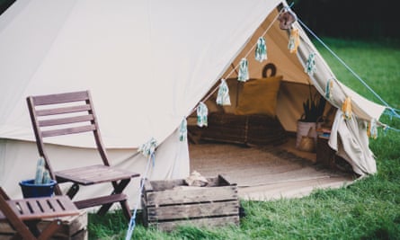 A Malting Farm bell tent