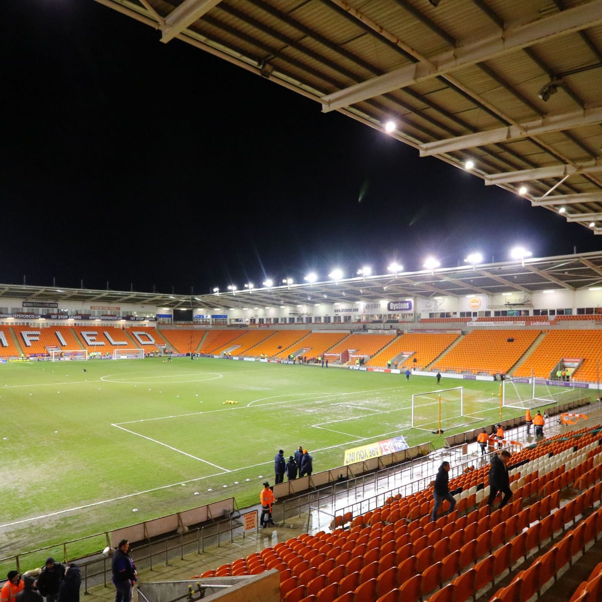 Blackpool Play We Didn T Start The Fire By Billy Joel During Bradford Match Blackpool The Guardian Blackpool Play We Didn T Start The Fire By Billy Joel During Bradford Match Blackpool The Guardian