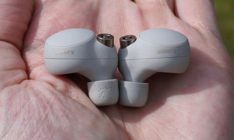 Sony WF-1000XM4 true wireless earbuds with active noise
