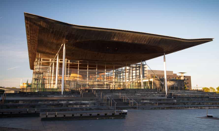Elegant and engaging … the home of the Welsh National Assembly in Cardiff Bay.