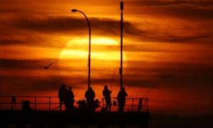 Every Australian state and territory had above average day and night-time temperatures, the Bureau of Meteorology says. Sunrise over Altona pier in Melbourne