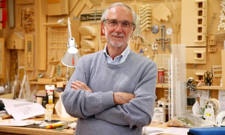 Renzo Piano at his workshop in Paris in 2015.