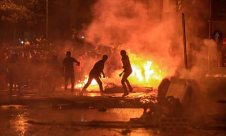 Thousands of Lebanese blocked major highways and burnt tyres for a second day to protest corruption and proposed tax hikes