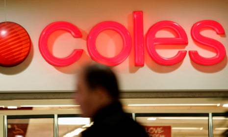 Coles supermarket signage