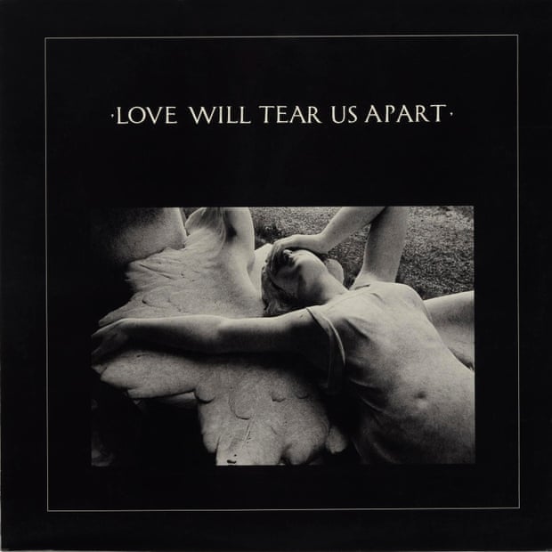The 12-inch cover of Joy Division’s Love Will Tear Us Apart, designed by Peter Saville.