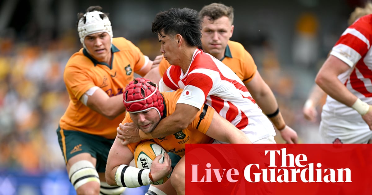 Australia v Japan: Nations Championship rugby union international – live | Nations Championship Australia v Japan: Nations Championship rugby union international – live | Nations Championship