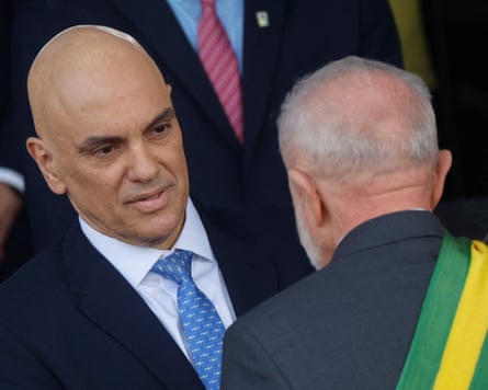 Alexandre de Moraes and Luiz Inácio Lula da Silva