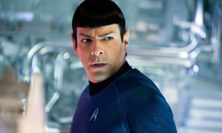 Zachary Quinto as Spock in Star Trek Into Darkness.