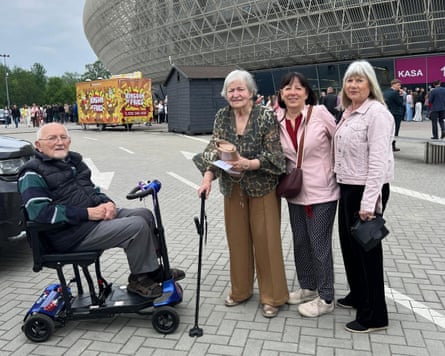 Maria and Czeslaw Krupa in Krakow Sport Arena