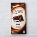Choceur Dark chocolate bar in its packet