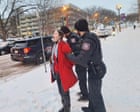 US protester arrested after TV interview says she was targeted due to Venezuela trip
