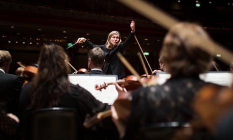 A grand sweep of British music … Mirga Gražinytė-Tyla and the CBSO in concert at Birmingham Symphony Hall.