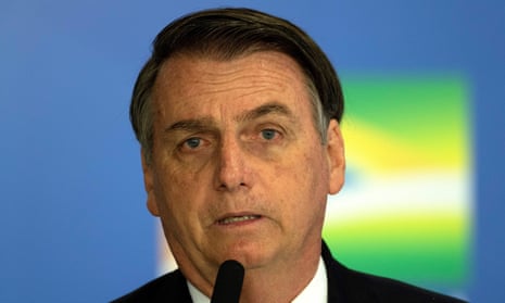 The president of Brazil, Jair Bolsonaro
