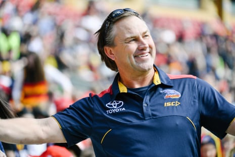 Tony Modra during an Adelaide Crows training session in 2017