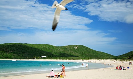 Flamenco Beach at Culebra, one of the attractions – along with next to no taxes – for foreign investors thinking of relocating to Puerto Rico.