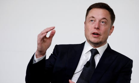 Tesla's stock falls sharply after Elon Musk reveals 'excruciating' year | Elon Musk | The Guardian