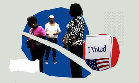 Voters cast ballots in Georgia. In California, election officials say they are facing aggressive bullying from residents who believe there is widespread voter fraud.