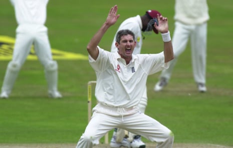Andy Caddick appealing