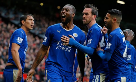 Leicester City celebrate