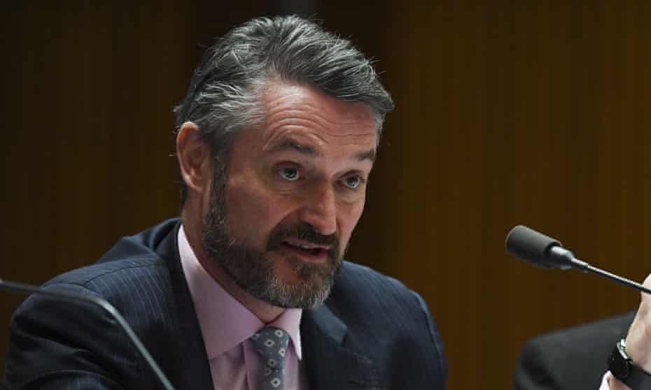 Deputy Chair of the Australian Securities and Investments Commission (Asic) Daniel Crennan, pictured here at Senate hearings, has resigned.