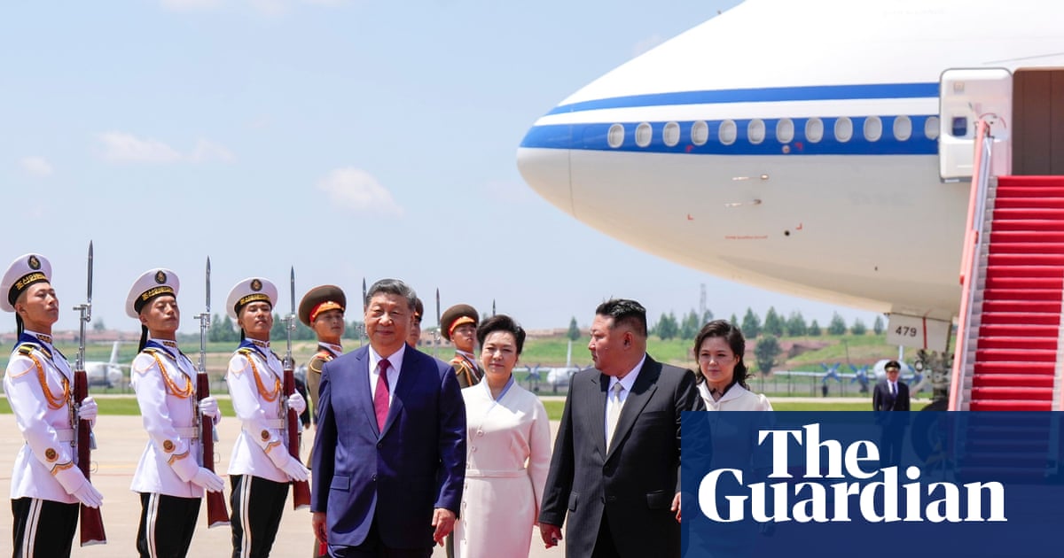 Xi Jinping arrives in Pyongyang on trip to revitalise China-North Korea ties | North Korea Xi Jinping arrives in Pyongyang on trip to revitalise China-North Korea ties | North Korea
