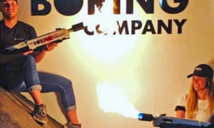 The Boring Company flamethrower ... but is Musk going to get his fingers burned?